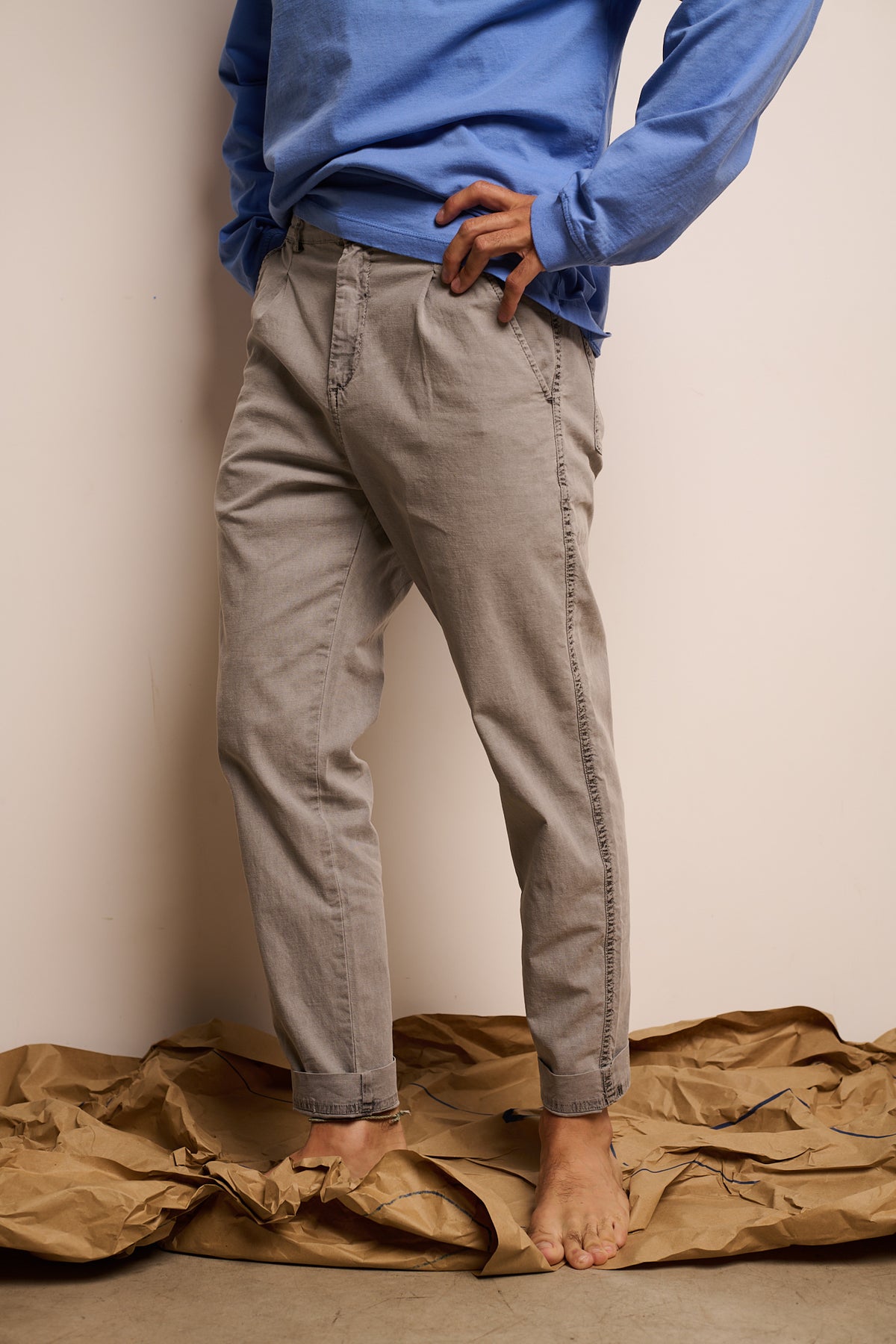 Luke Charcoal - Pantalón Tipo Chino Regular Fit