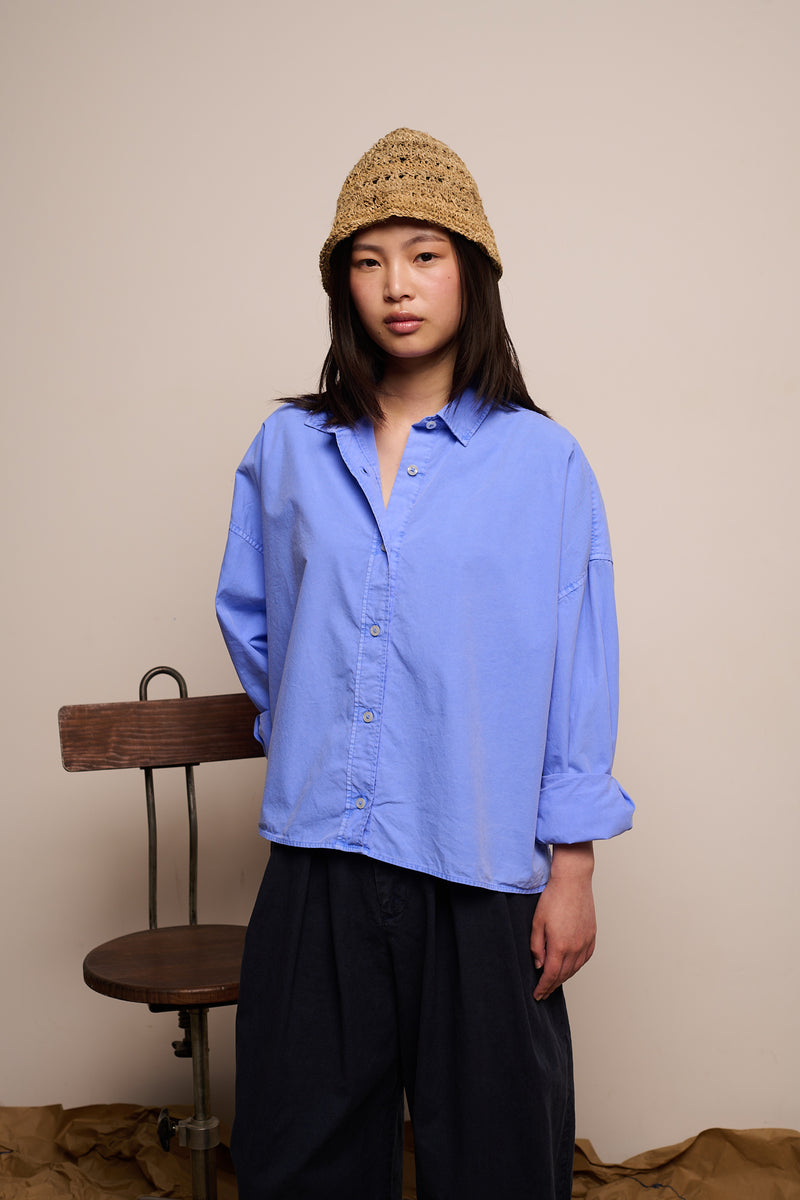 Grace Electric Purple - Camisa boxy fit