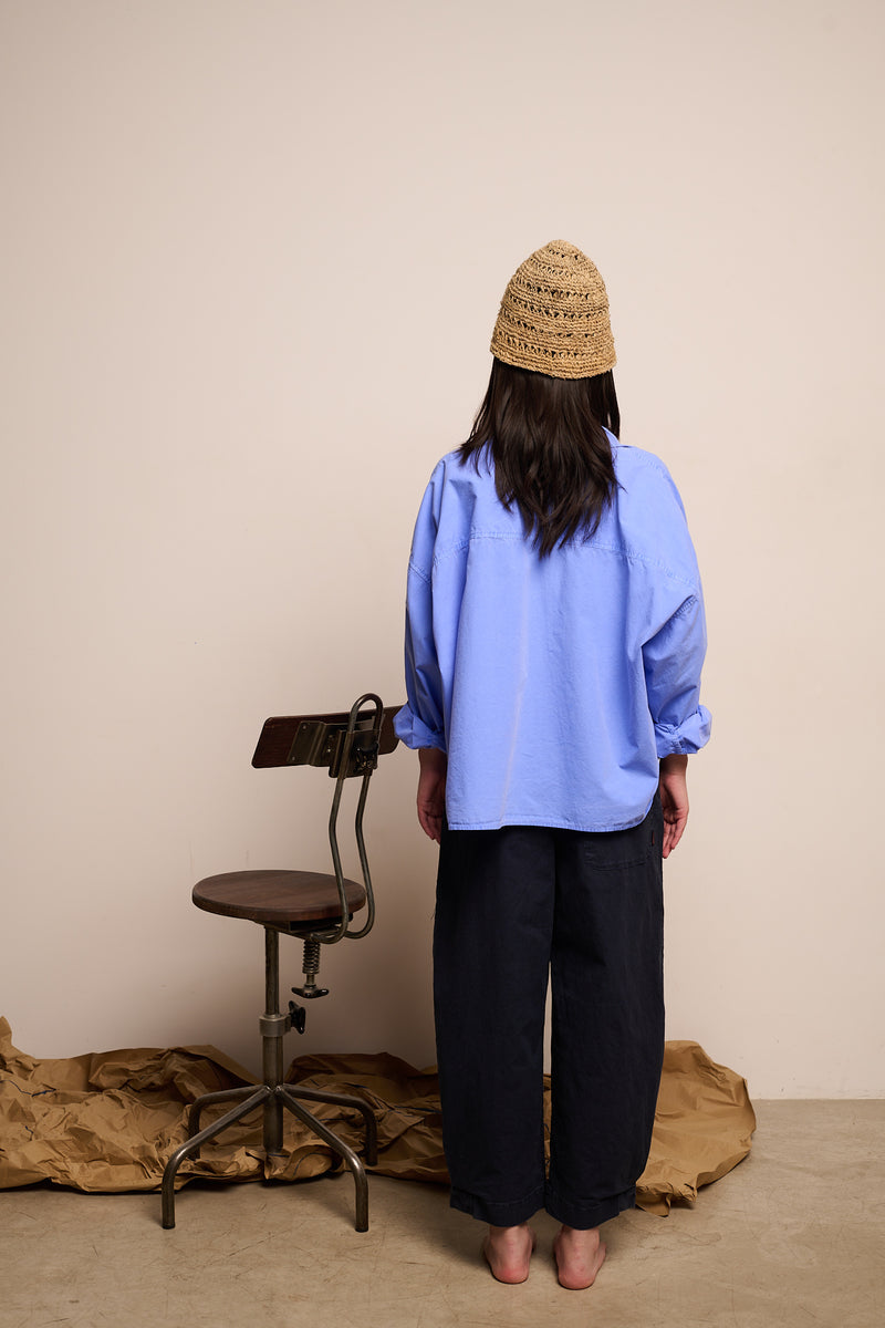 Grace Electric Purple - Camisa boxy fit