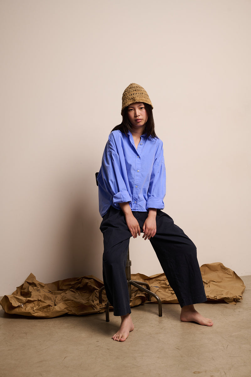 Grace Electric Purple - Camisa boxy fit