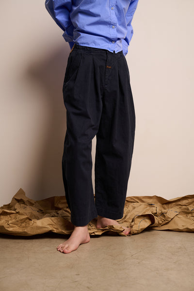 Aline Deep Sea - Pantalón tipo Barrel