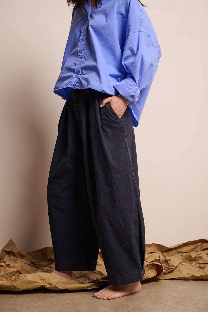 Aline Deep Sea - Pantalón tipo Barrel