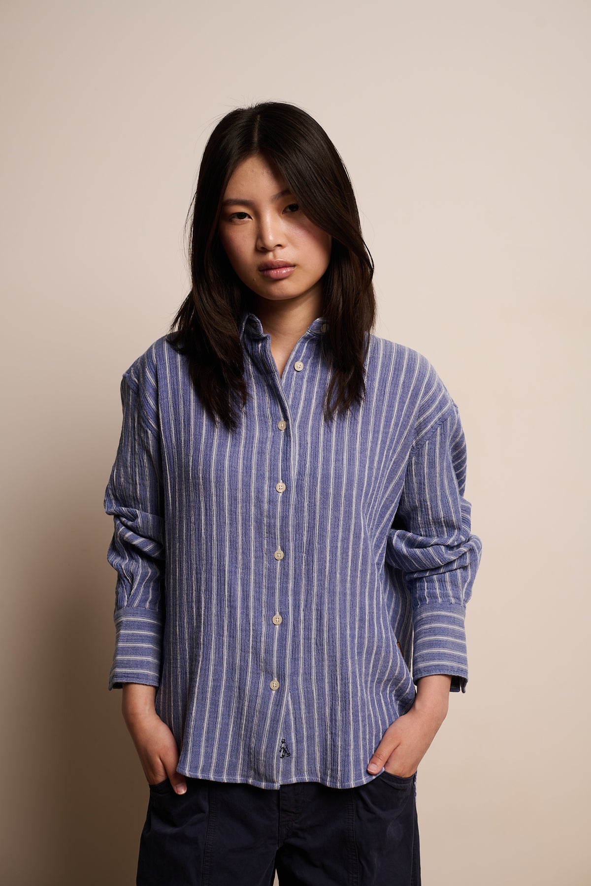 Drew Stripes - Camisa Relaxed Fit