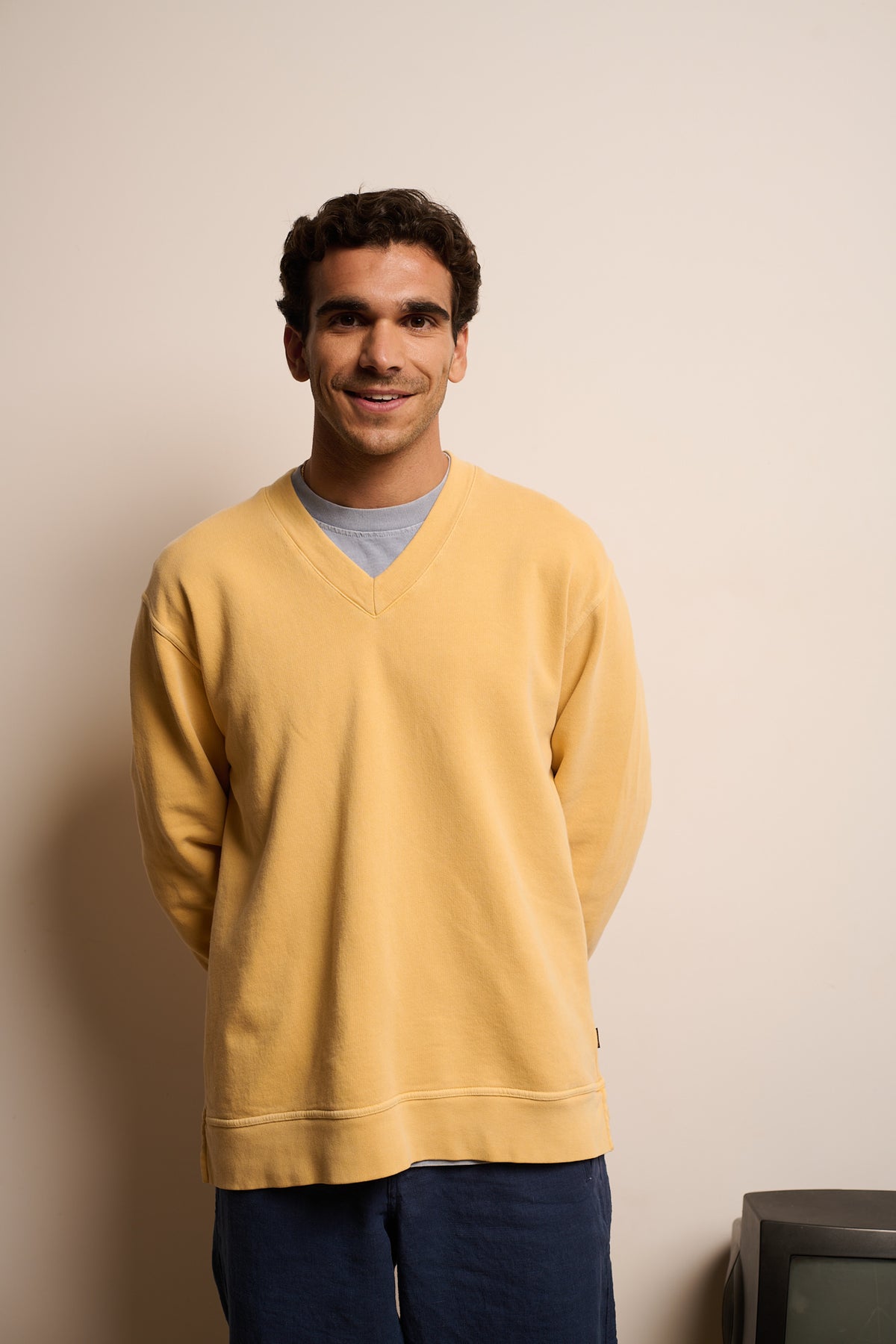 Jim Cannes Yellow - Sudadera Regular Fit