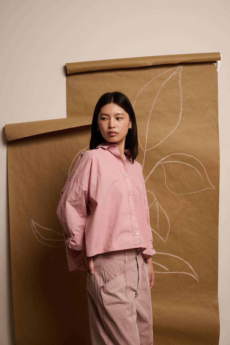 Grace Blush - Camisa boxy fit
