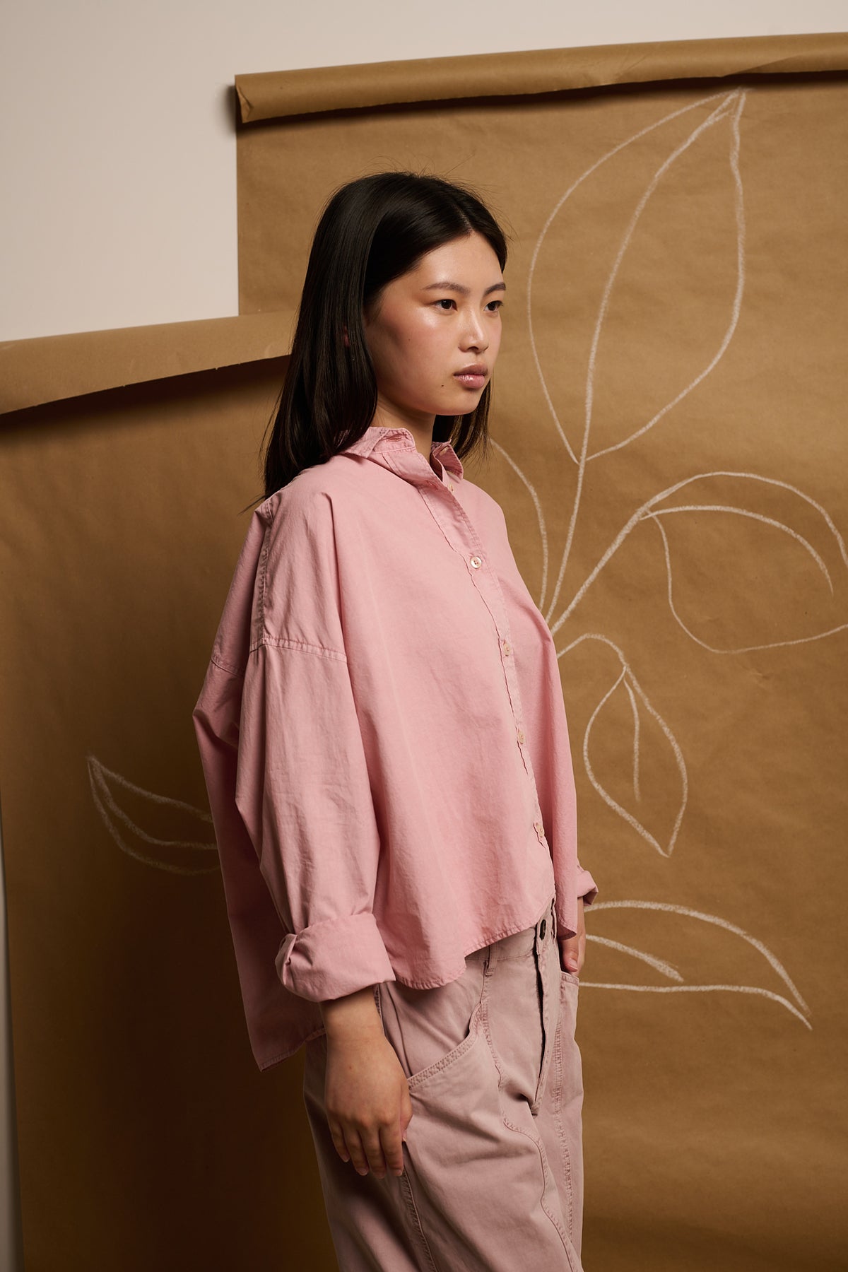 Grace Blush - Camisa boxy fit