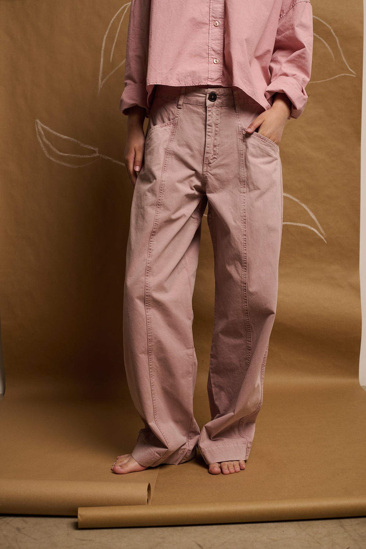 Julieta Iris - Pantalón Tipo Chino Regular Cut