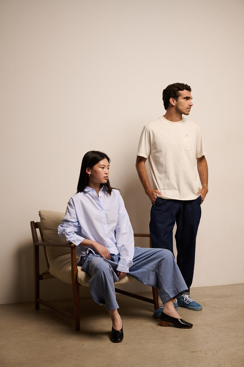 Cosme Denim - Pantalón tipo Chino Relaxed-Tapered Cut
