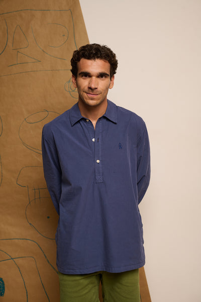 Johnson Indigo - Camisa Tipo Polera Regular Fit
