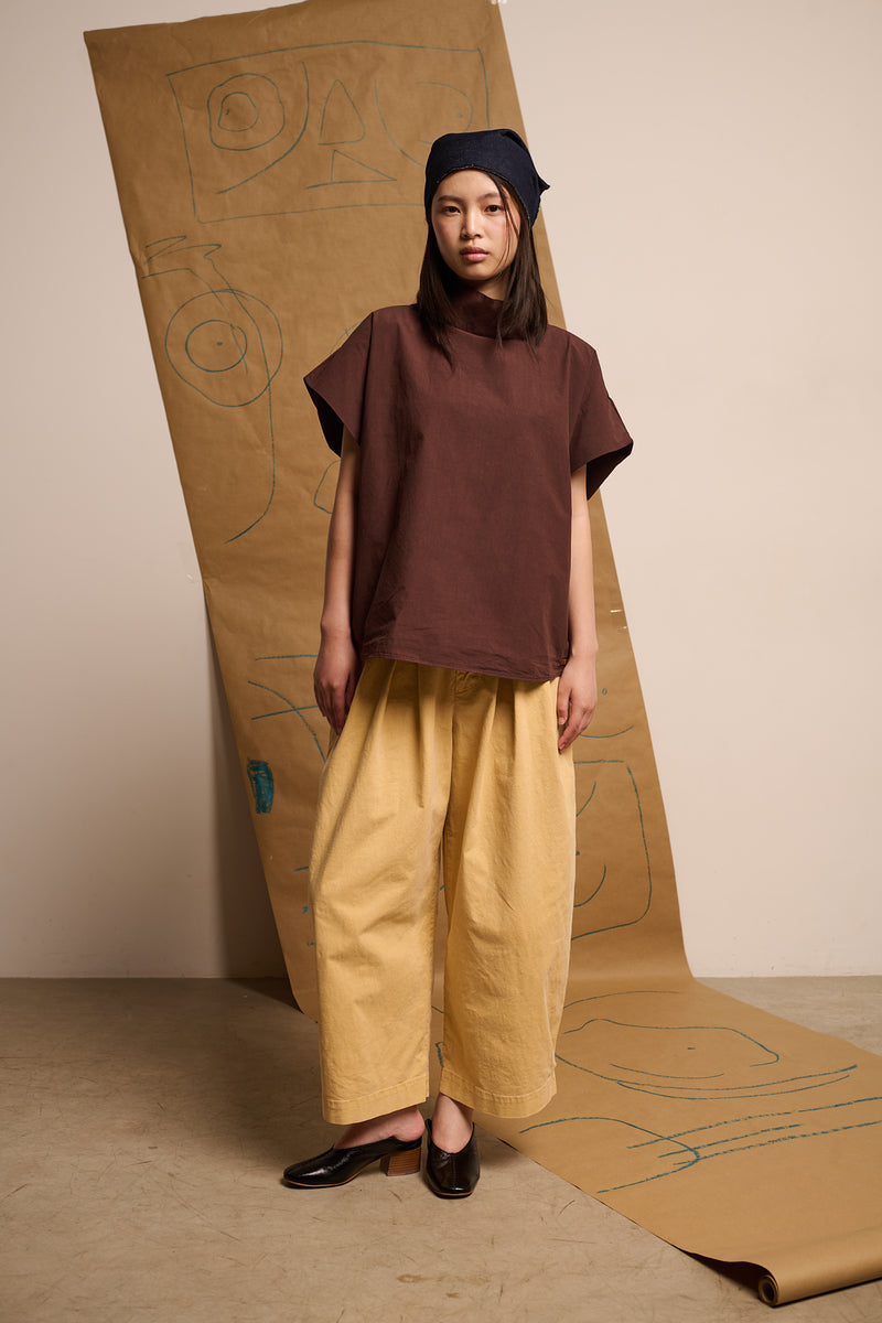 Lucy Cappuccino - Top Boxy Fit