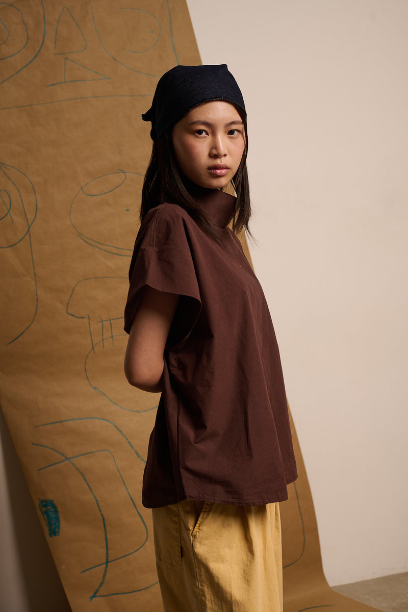 Lucy Cappuccino - Top Boxy Fit