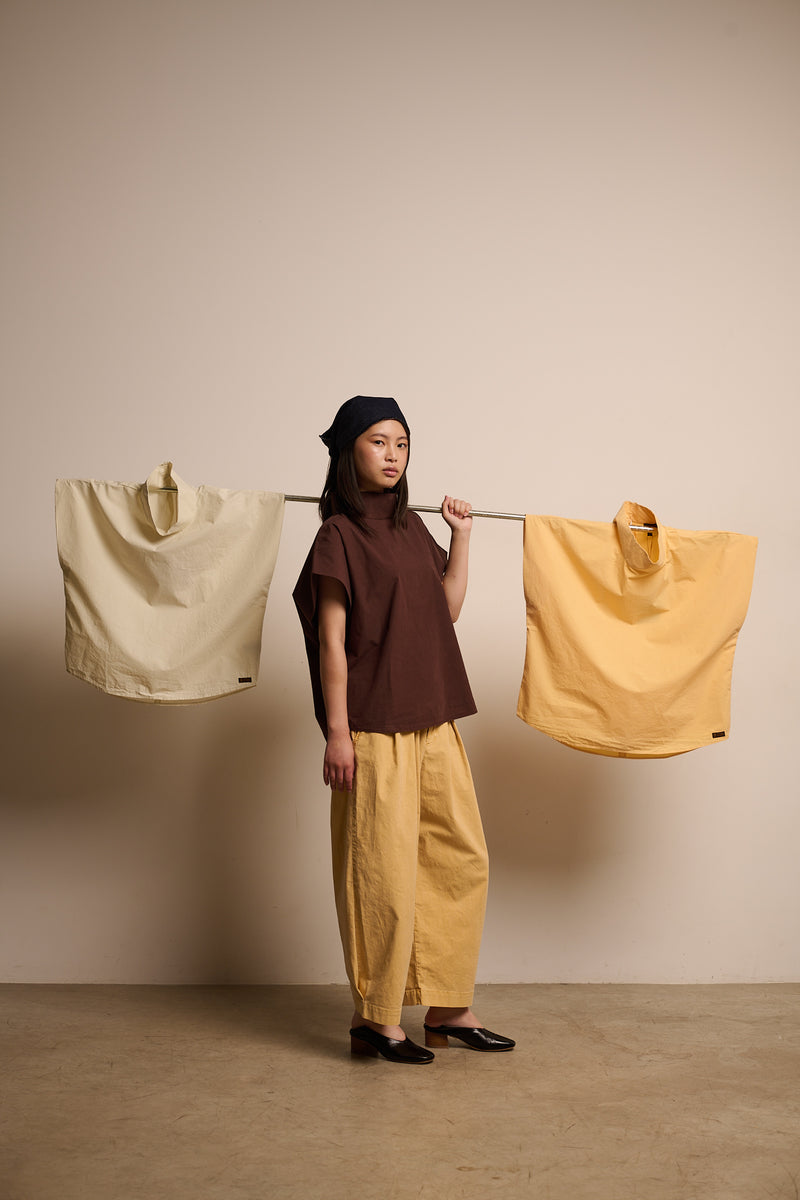 Aline Pastel Lemon - Pantalón tipo Barrel