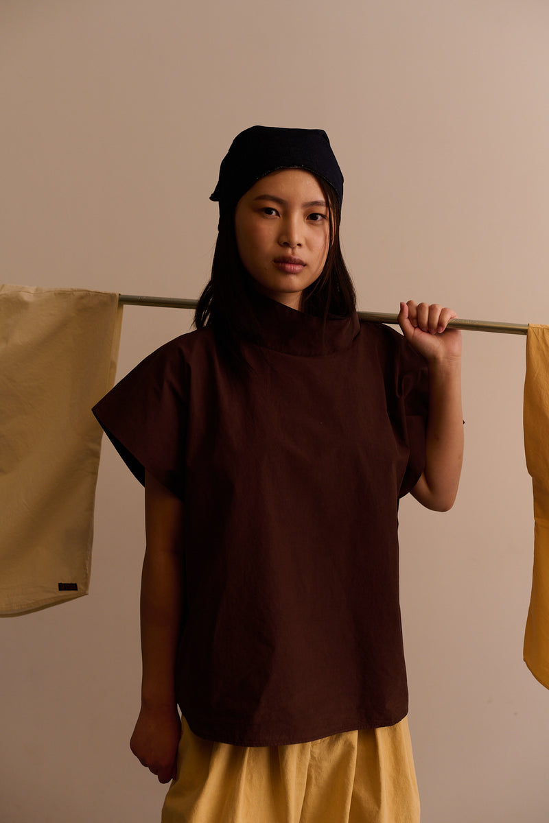 Lucy Cappuccino - Top Boxy Fit