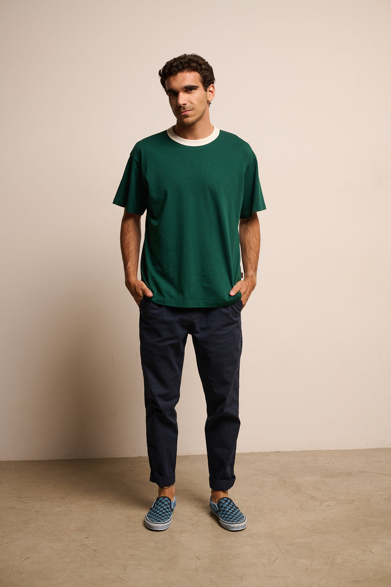 Luke Deep Sea - Pantalón Tipo Chino Regular Fit