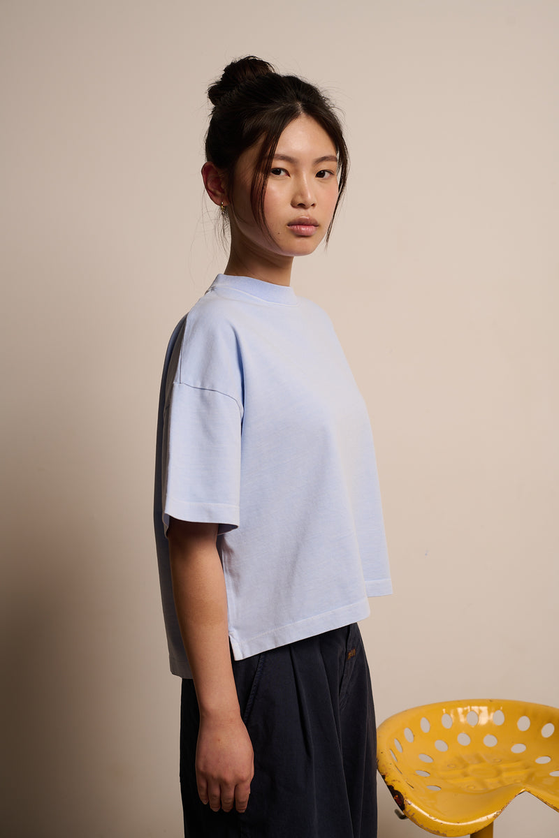 Daria Sky - Camiseta Boxy Fit
