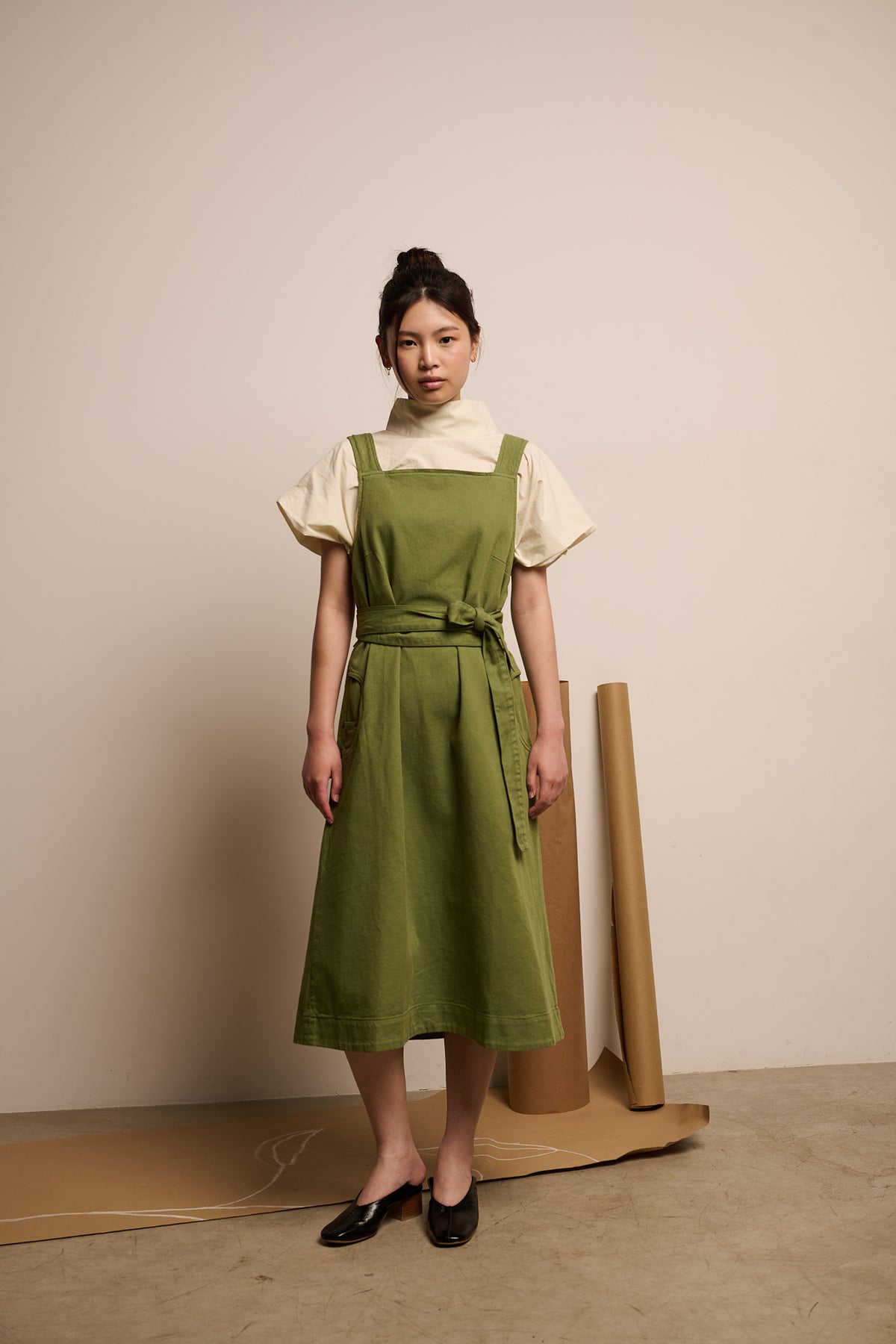 Sienna Dusty Leave - Vestido Midi