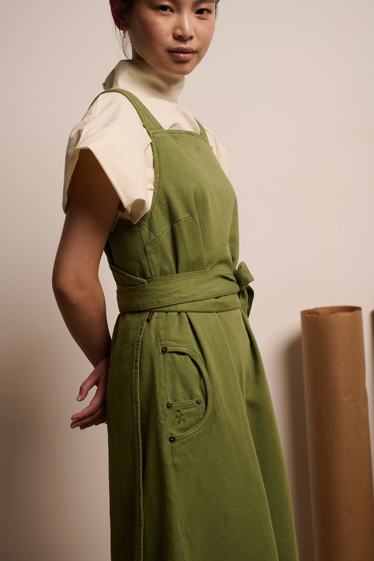 Sienna Dusty Leave - Vestido Midi