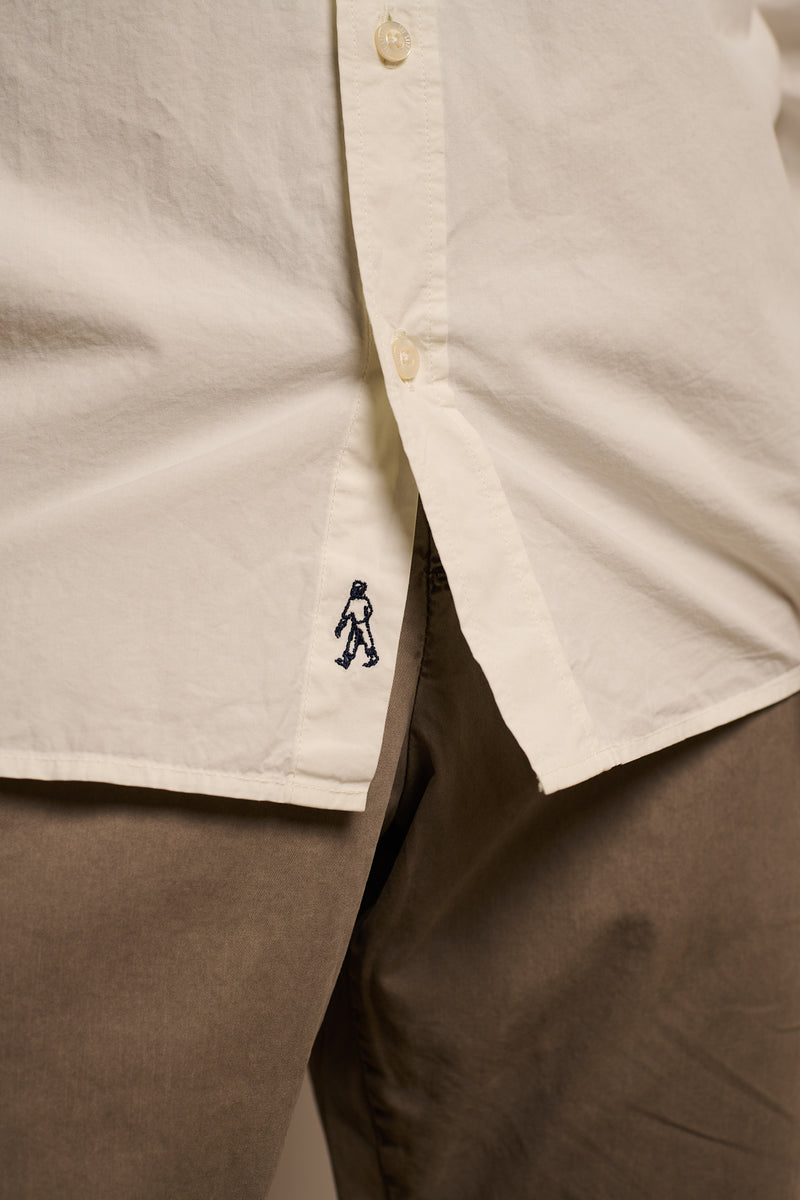 James Factory White - Camisa Relaxed Fit