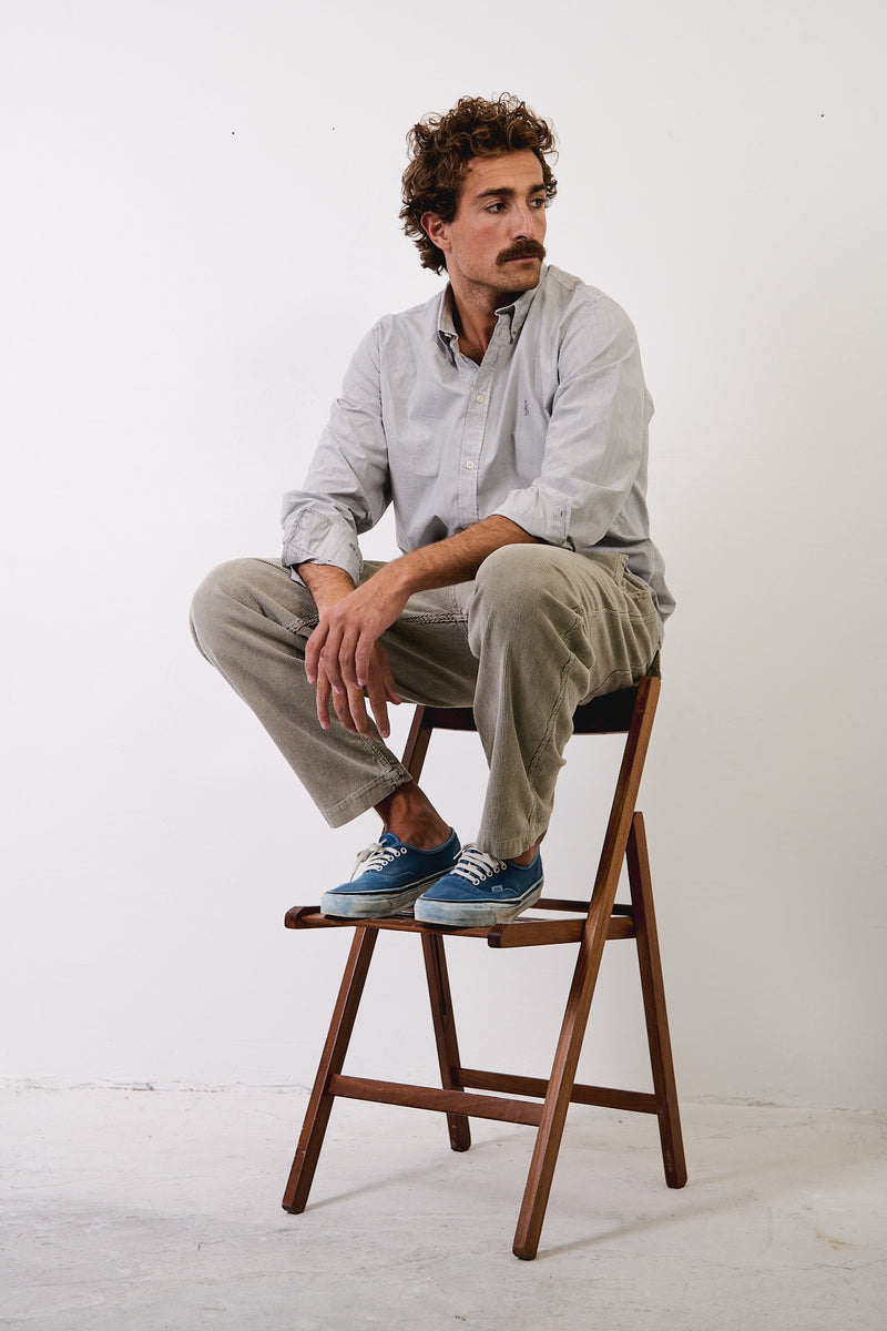 New Patrick Light Grey - Camisa Regular Fit