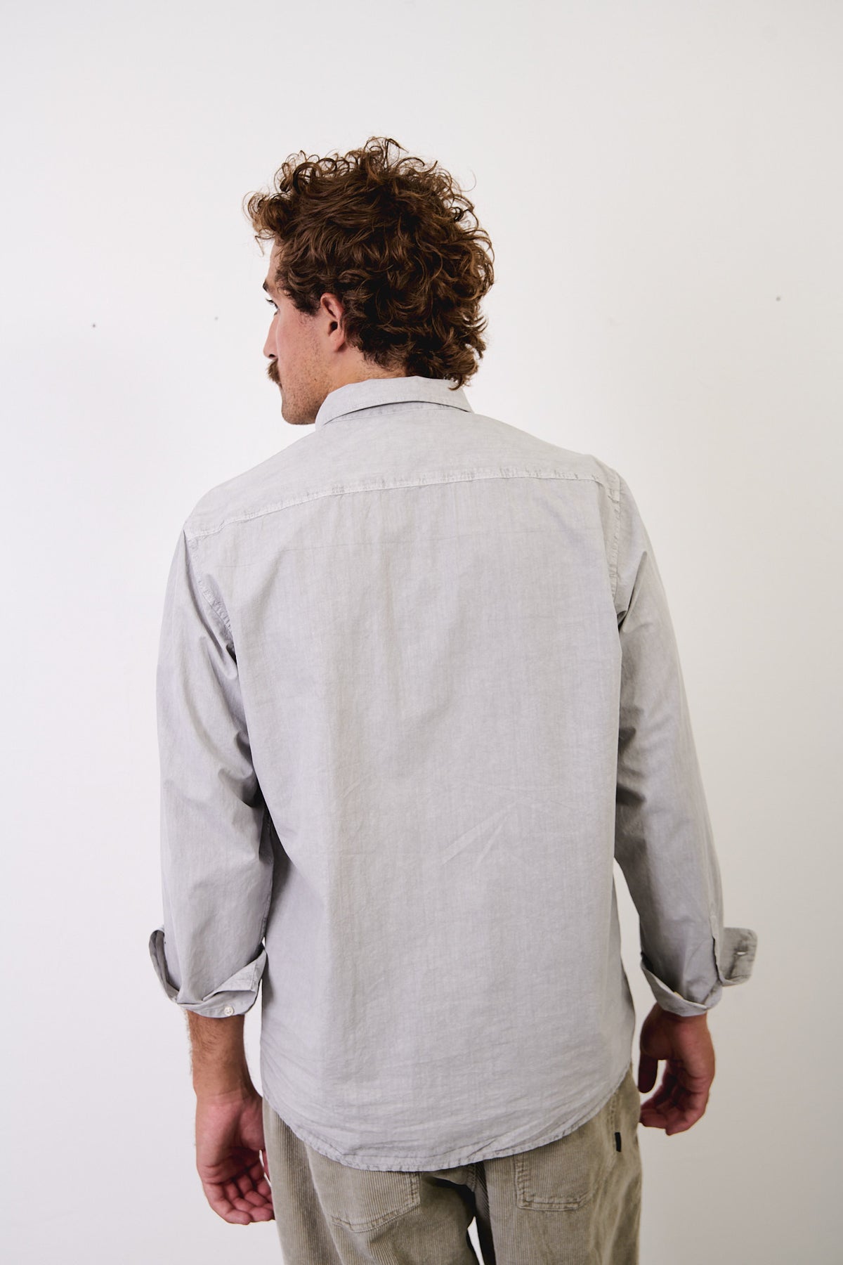New Patrick Light Grey - Camisa Regular Fit