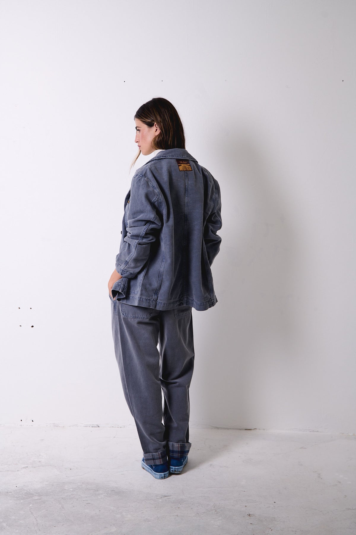 Streep Halo Blue - Pantalón High Waist