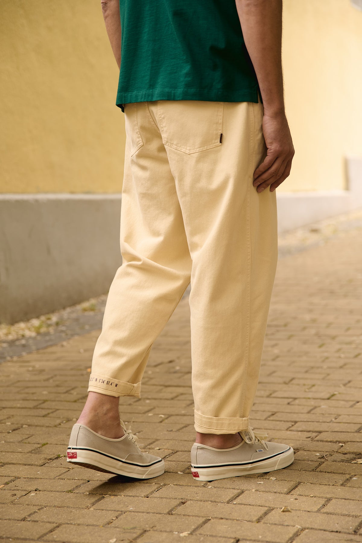 Cosme® - Capri Chino Style Trousers Relaxed-Tapered Cut