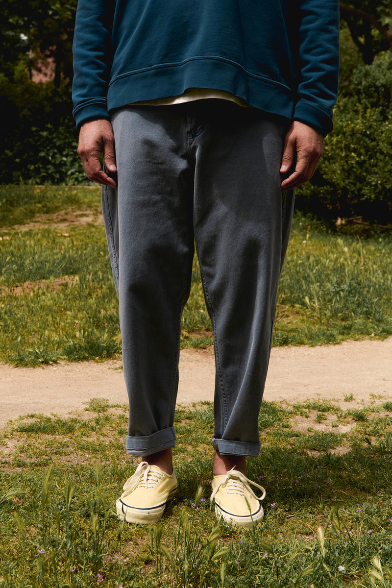 Cosme® - Capri Chino Style Trousers Relaxed-Tapered Cut