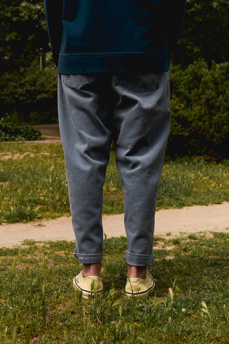Cosme® - Capri Chino Style Trousers Relaxed-Tapered Cut
