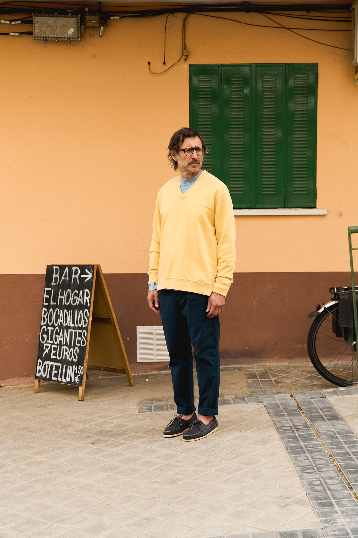 Jim Cannes Yellow - Sudadera Regular Fit