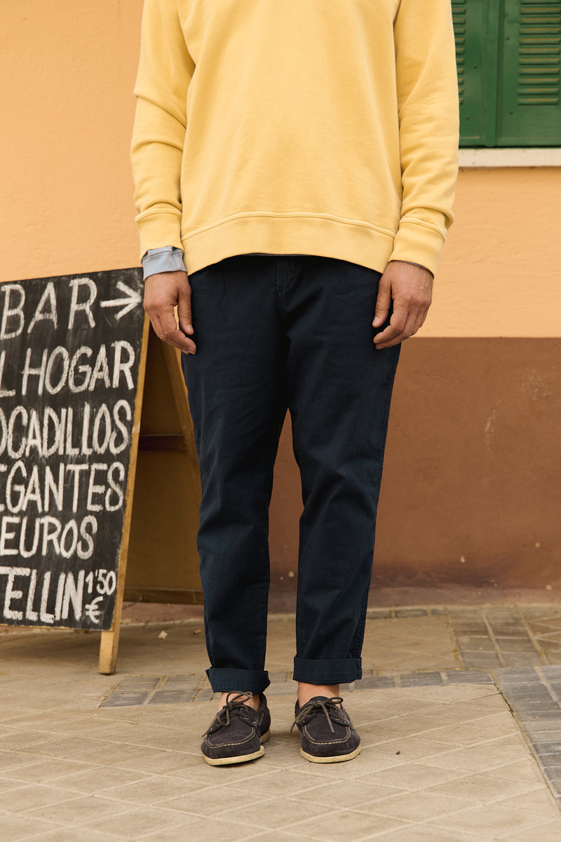 Luke Deep Sea - Pantalón Tipo Chino Regular Fit