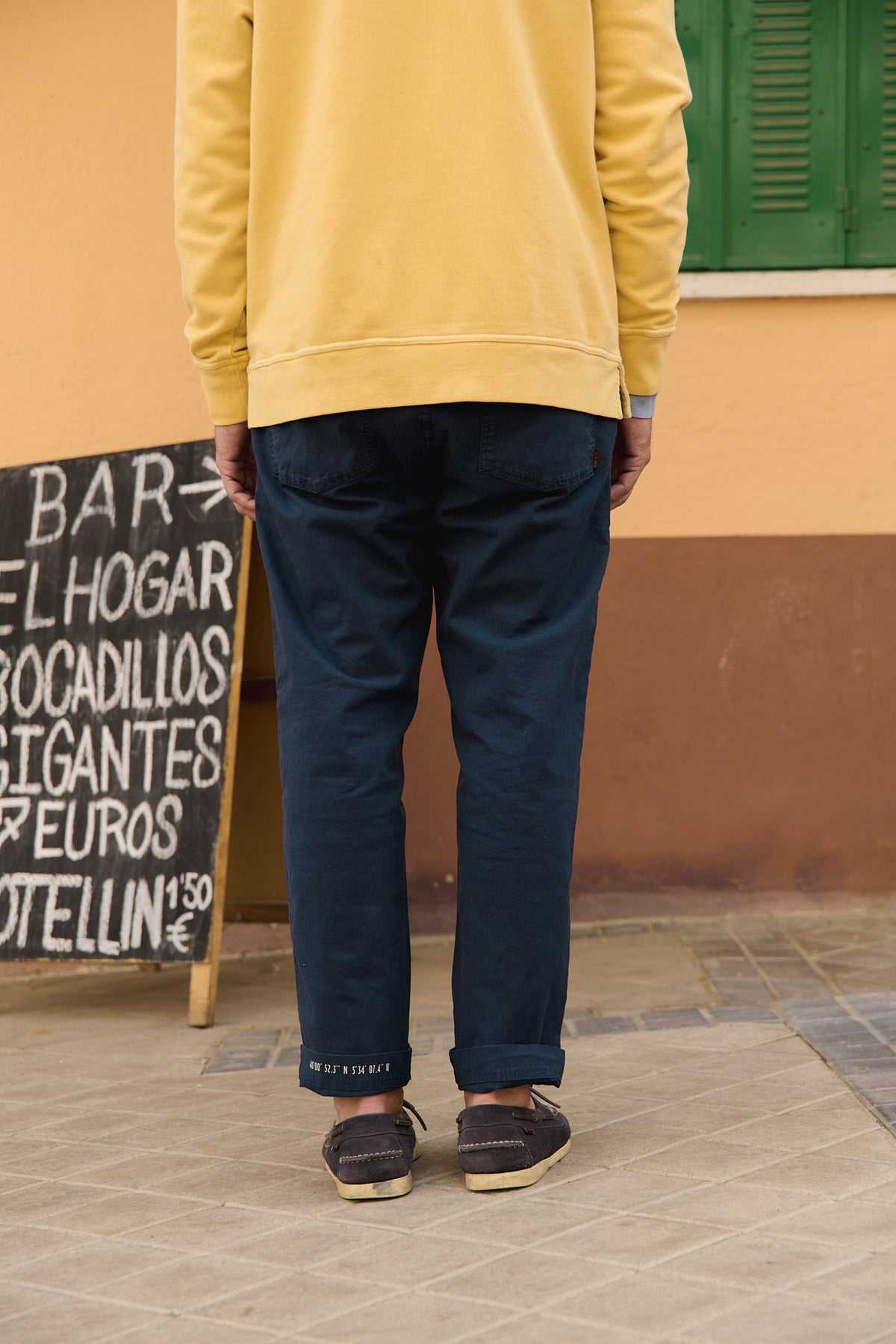 Luke Deep Sea - Pantalón Tipo Chino Regular Fit