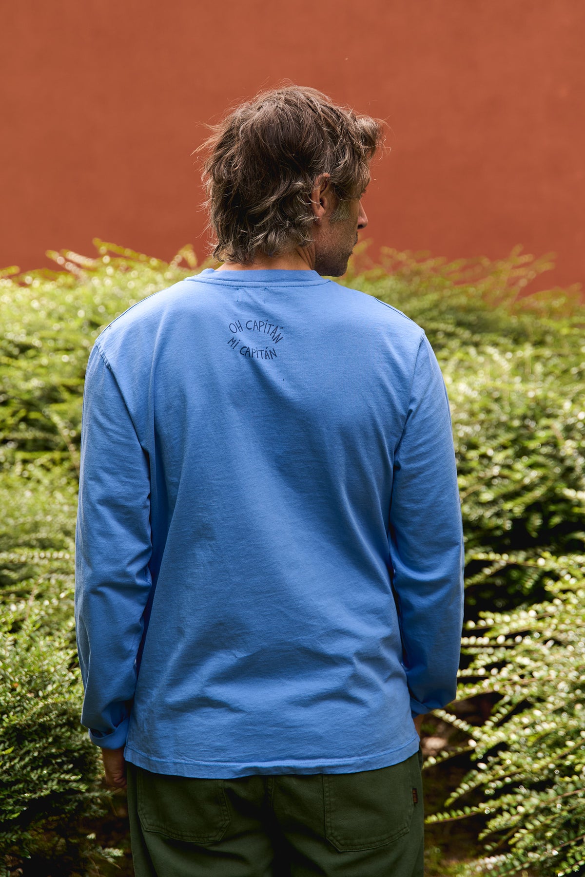 Pierce Captain- Relaxed Fit Long Sleeve T-Shirt