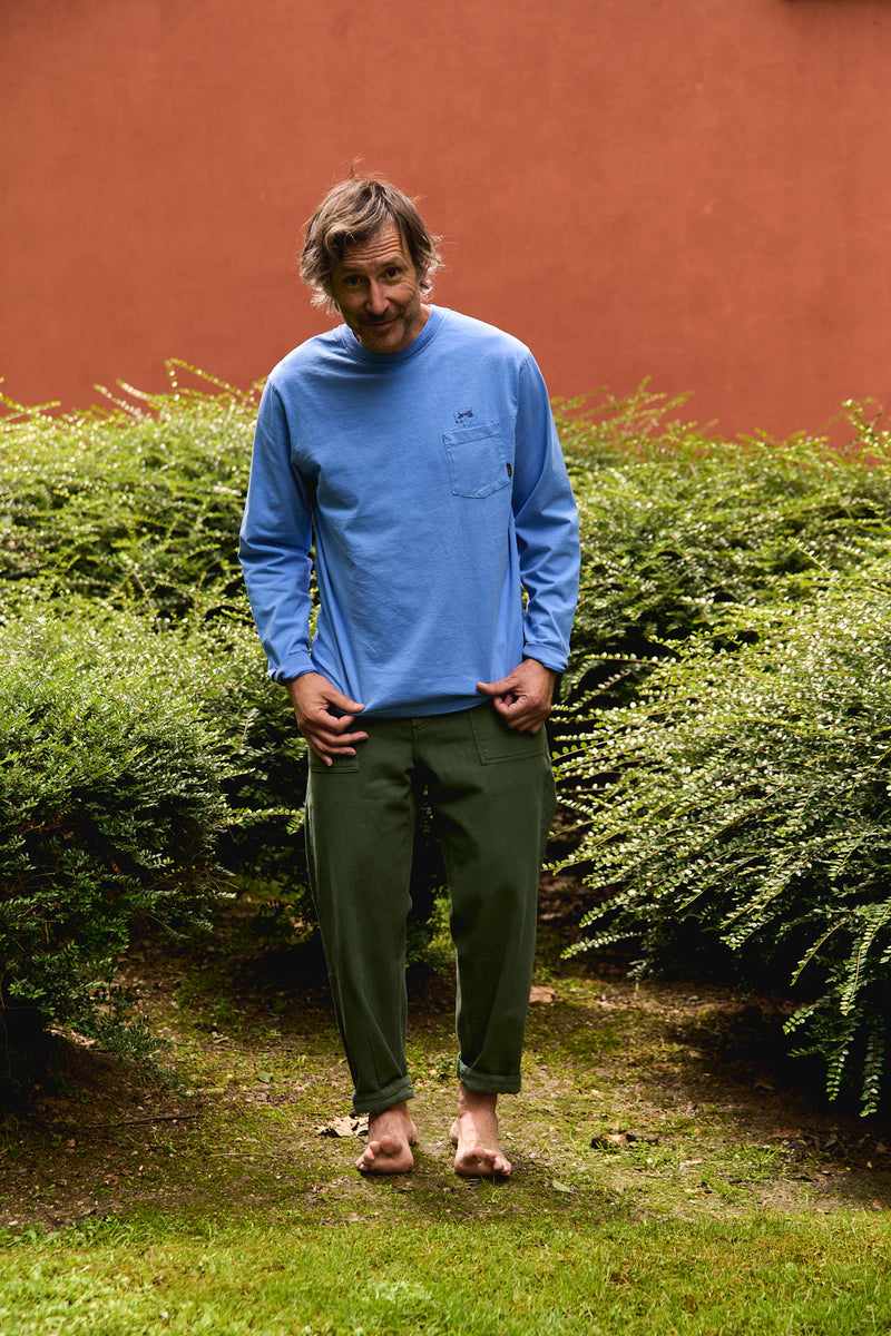 Pierce Captain- Relaxed Fit Long Sleeve T-Shirt