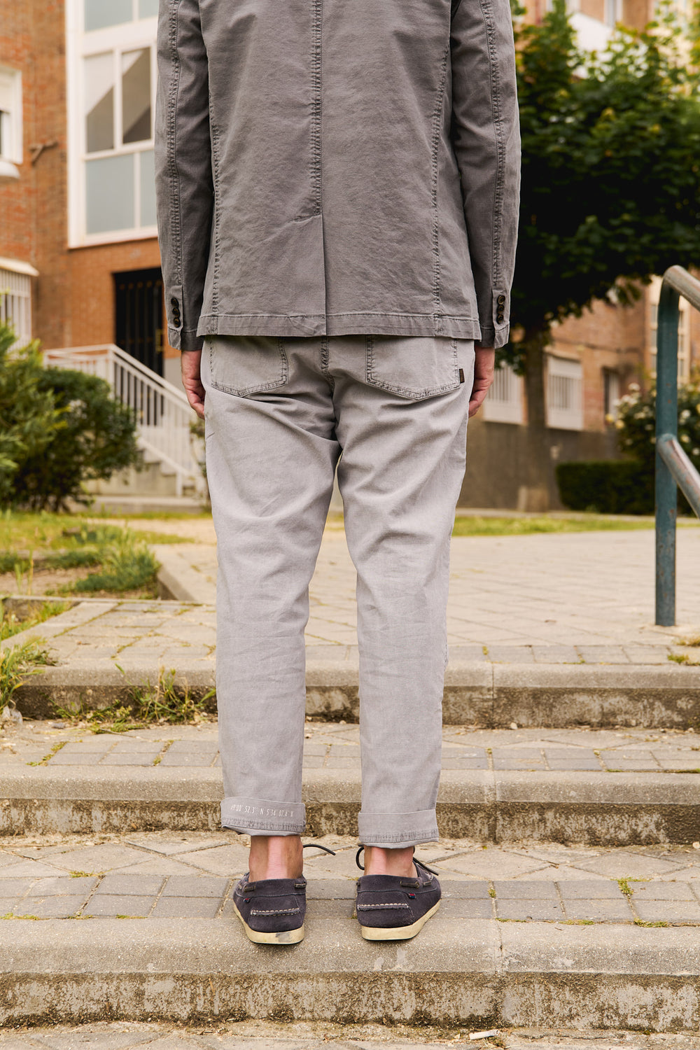 Luke Charcoal - Pantalón Tipo Chino Regular Fit
