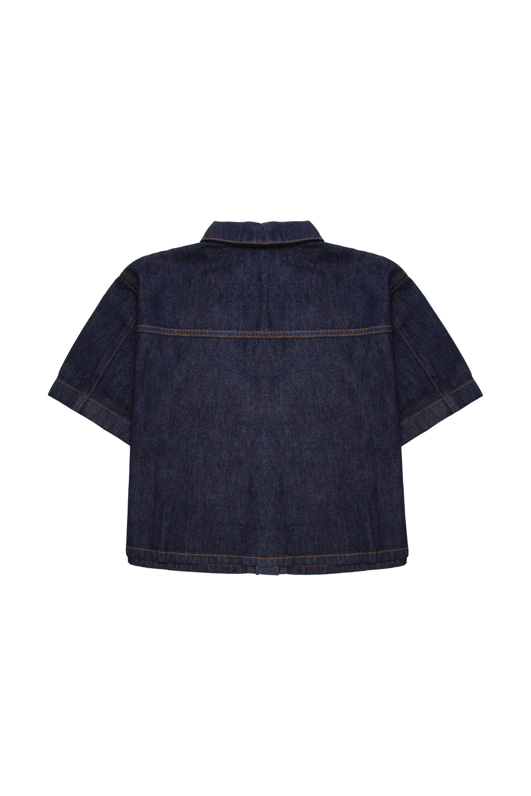 Emma - Camisa Cropped Fit Denim