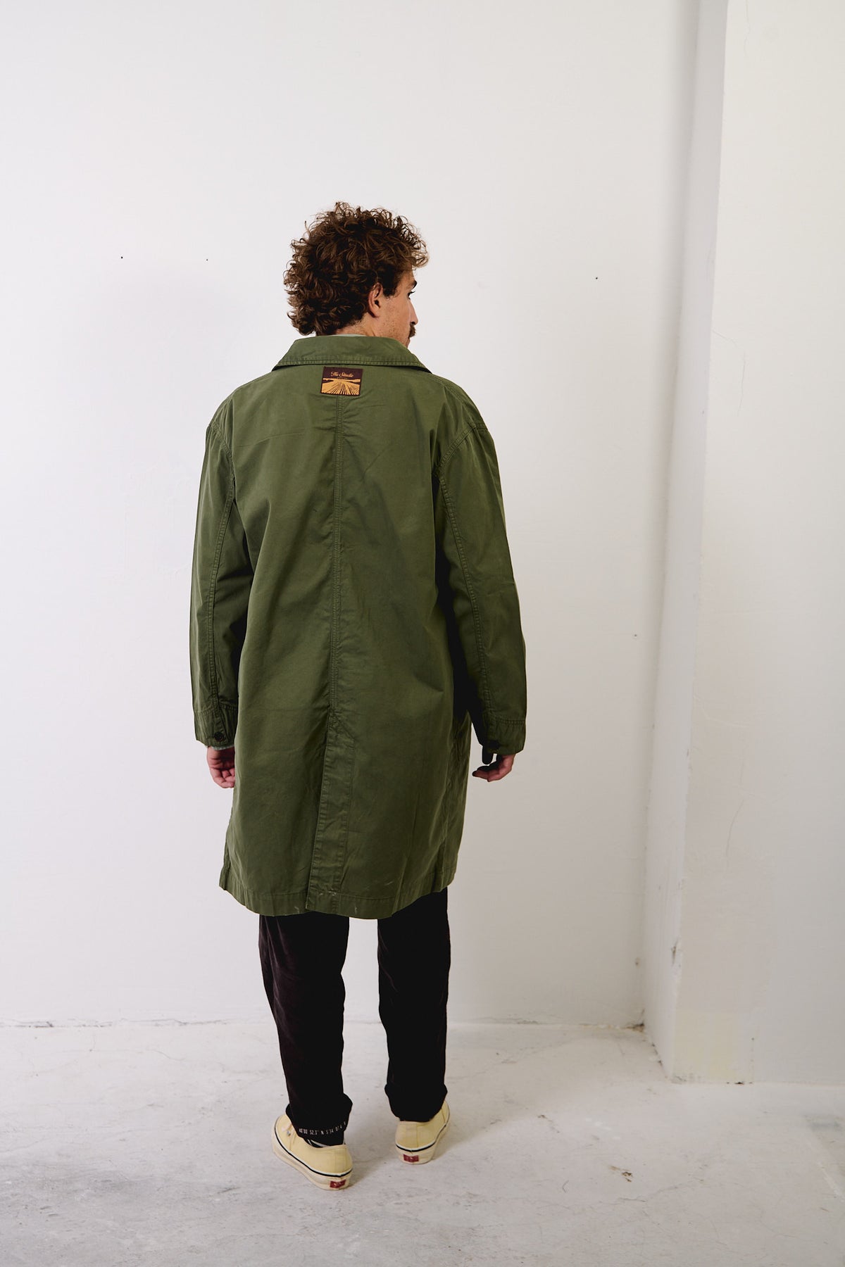 Tommy Dusty Leave - Abrigo Regular Fit Workwear Style