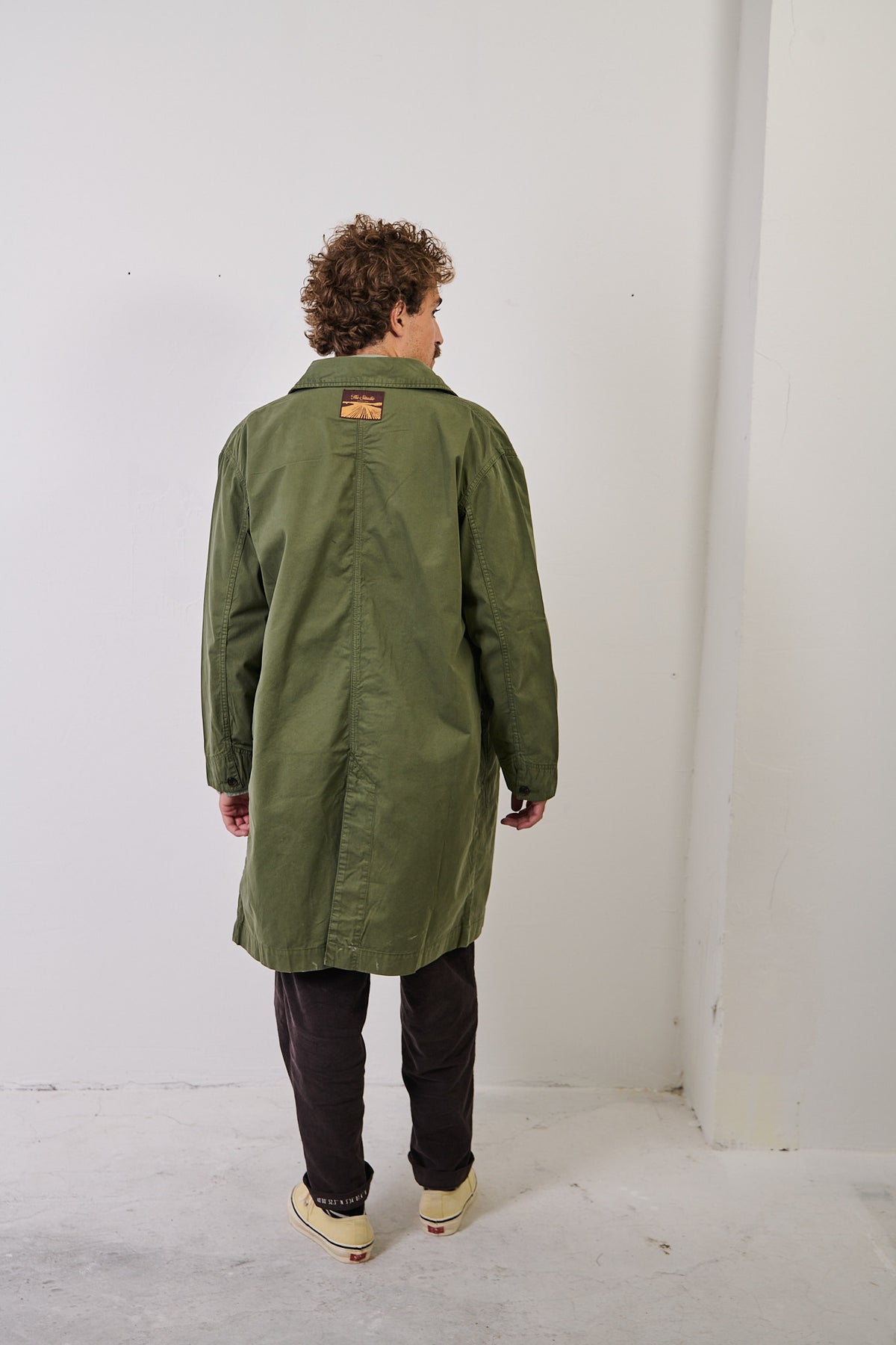 Tommy Dusty Leave - Abrigo Regular Fit Workwear Style