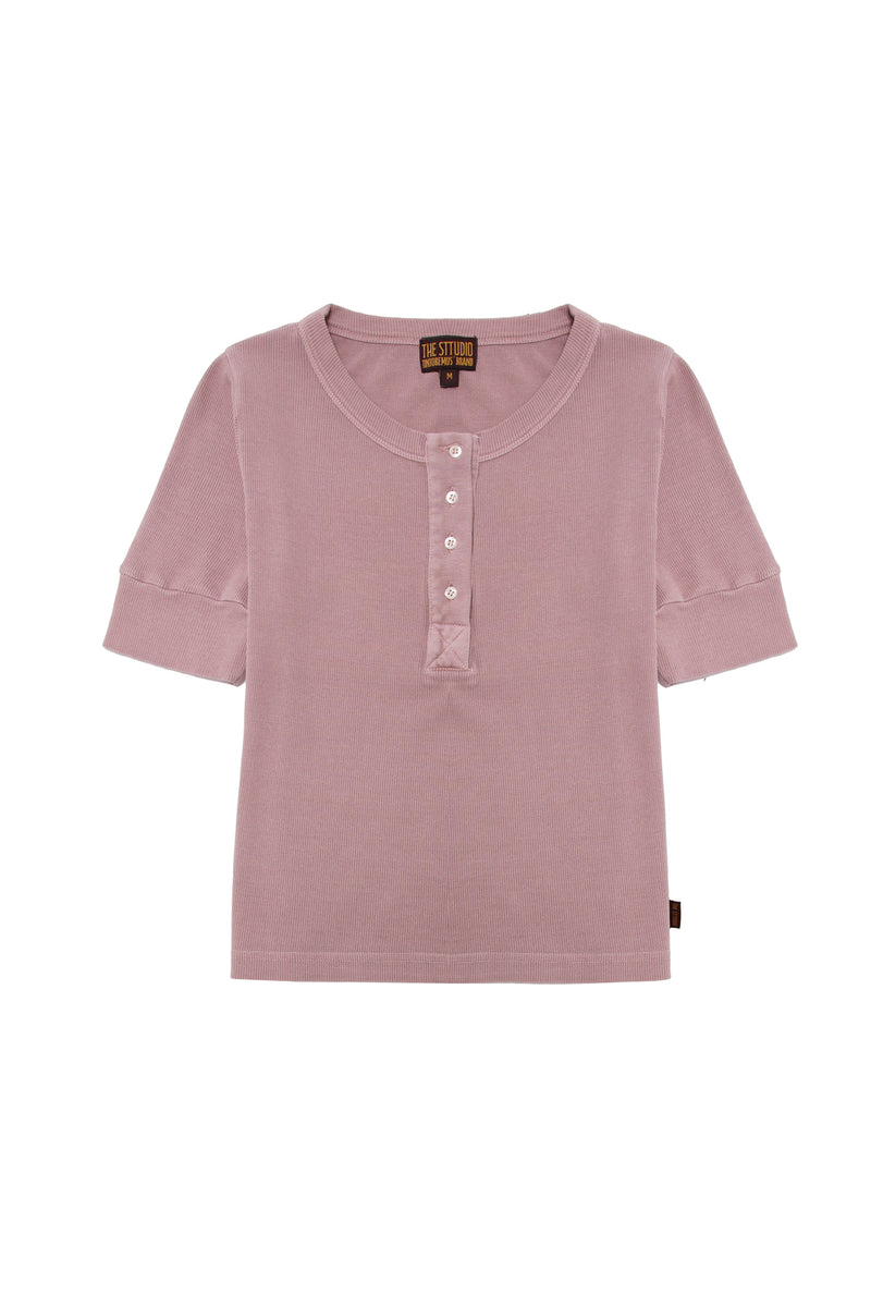 Lucrecia - Camiseta Round Neck Ribbed