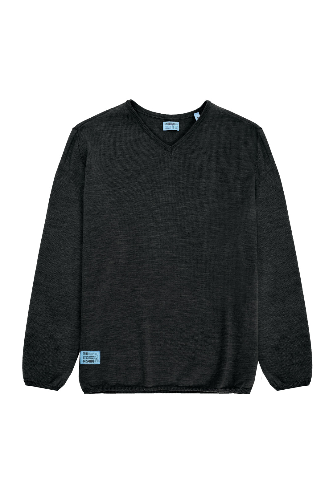 Amalfi Antracita - Oversize Fit V-Neck Sweater