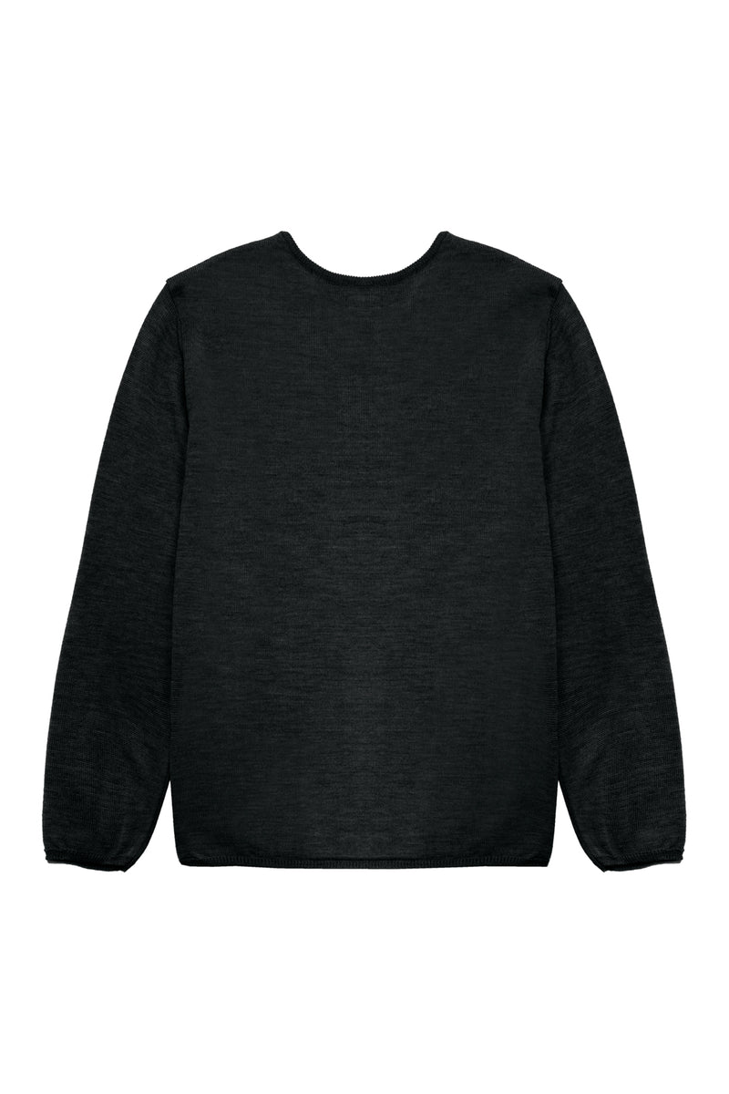 Amalfi Antracita - Oversize Fit V-Neck Sweater