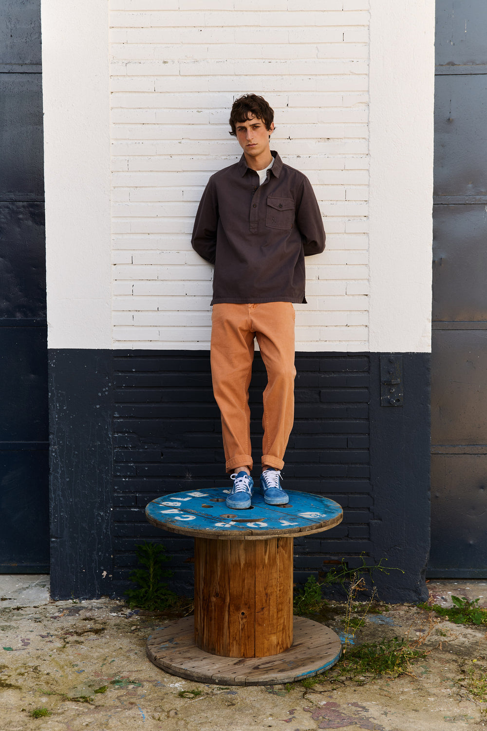 Cosme® - Pantalón Capri Tipo Chino Relaxed-Tapered Cut