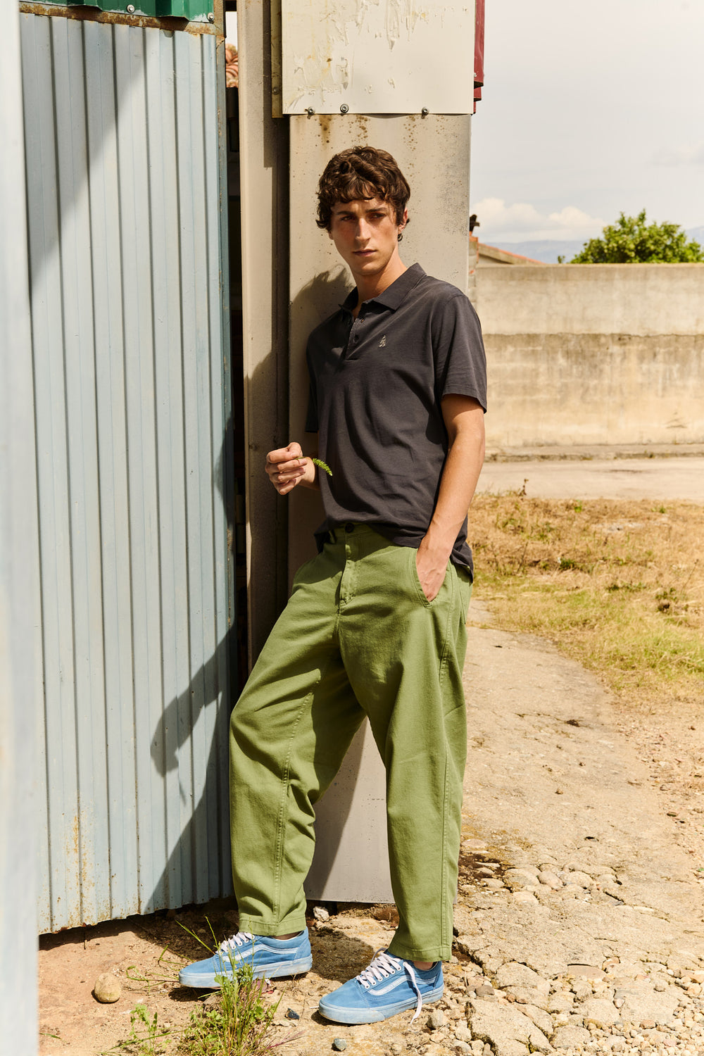 Cosme® - Pantalón Capri Tipo Chino Relaxed-Tapered Cut