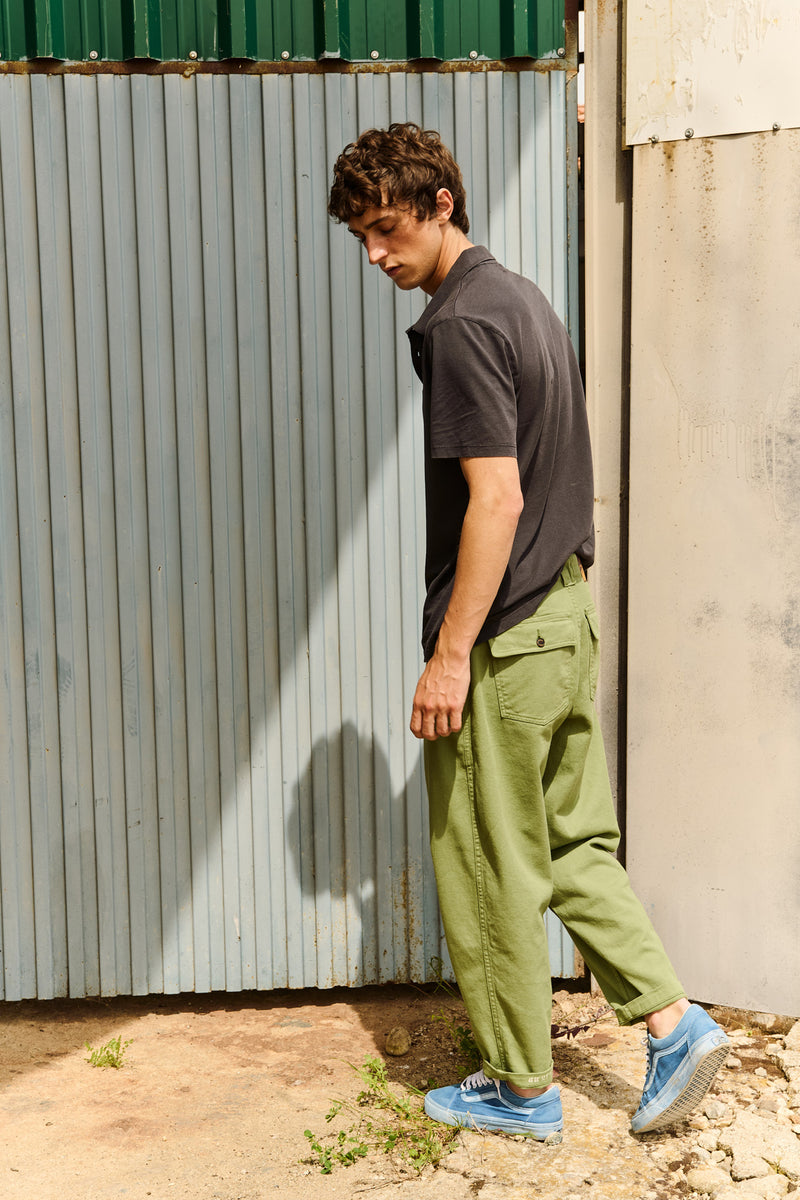 Cosme® - Pantalón Capri Tipo Chino Relaxed-Tapered Cut