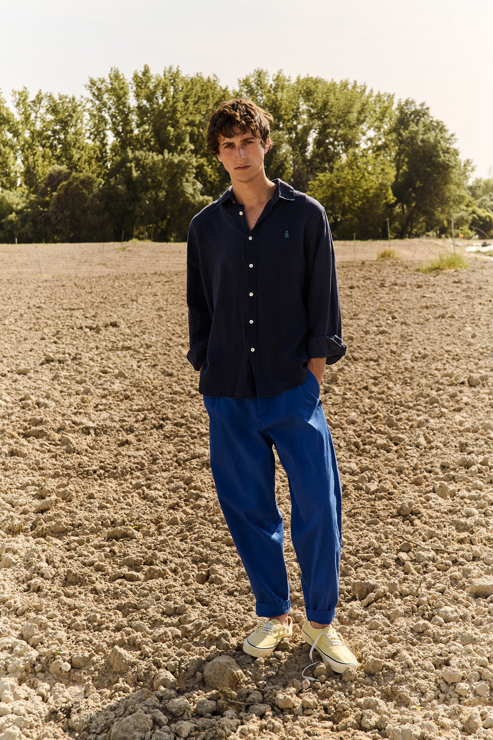 Cary - Camisa Lino Relaxed Fit