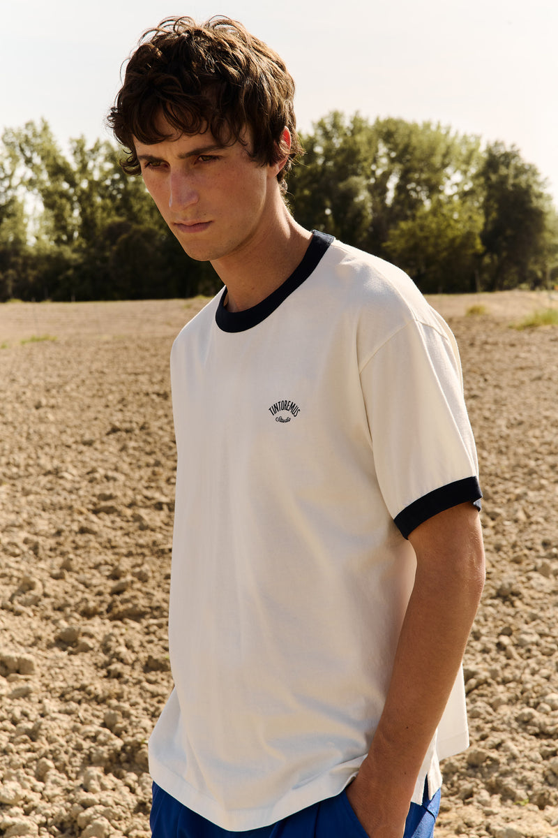 Henry Alligator - Regular Fit Contrast T-Shirt