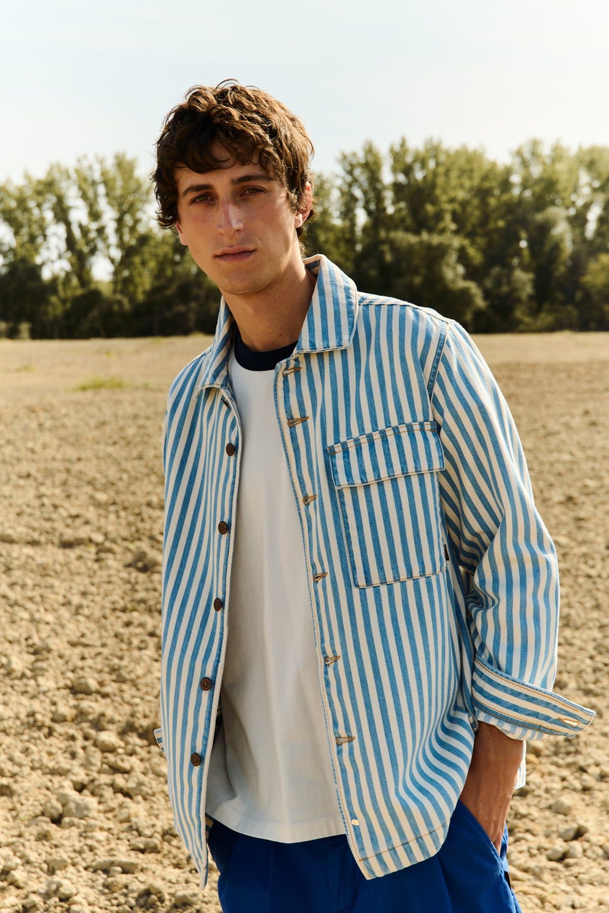 Eric Stripes - Chaqueta Relaxed Fit