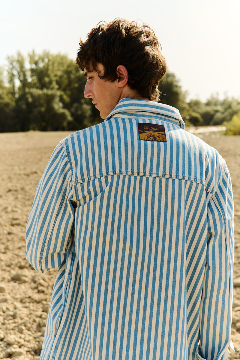 Eric Stripes - Chaqueta Relaxed Fit