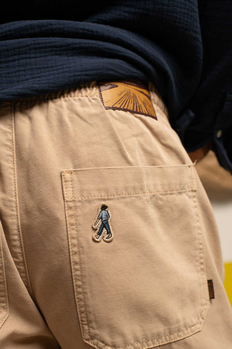Will Dark Ecru - Pantalón Corto Relaxed Fit