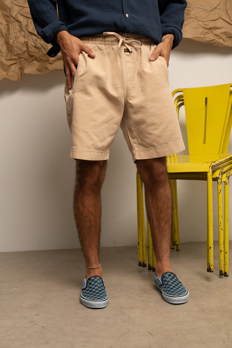Will Dark Ecru - Pantalón Corto Relaxed Fit