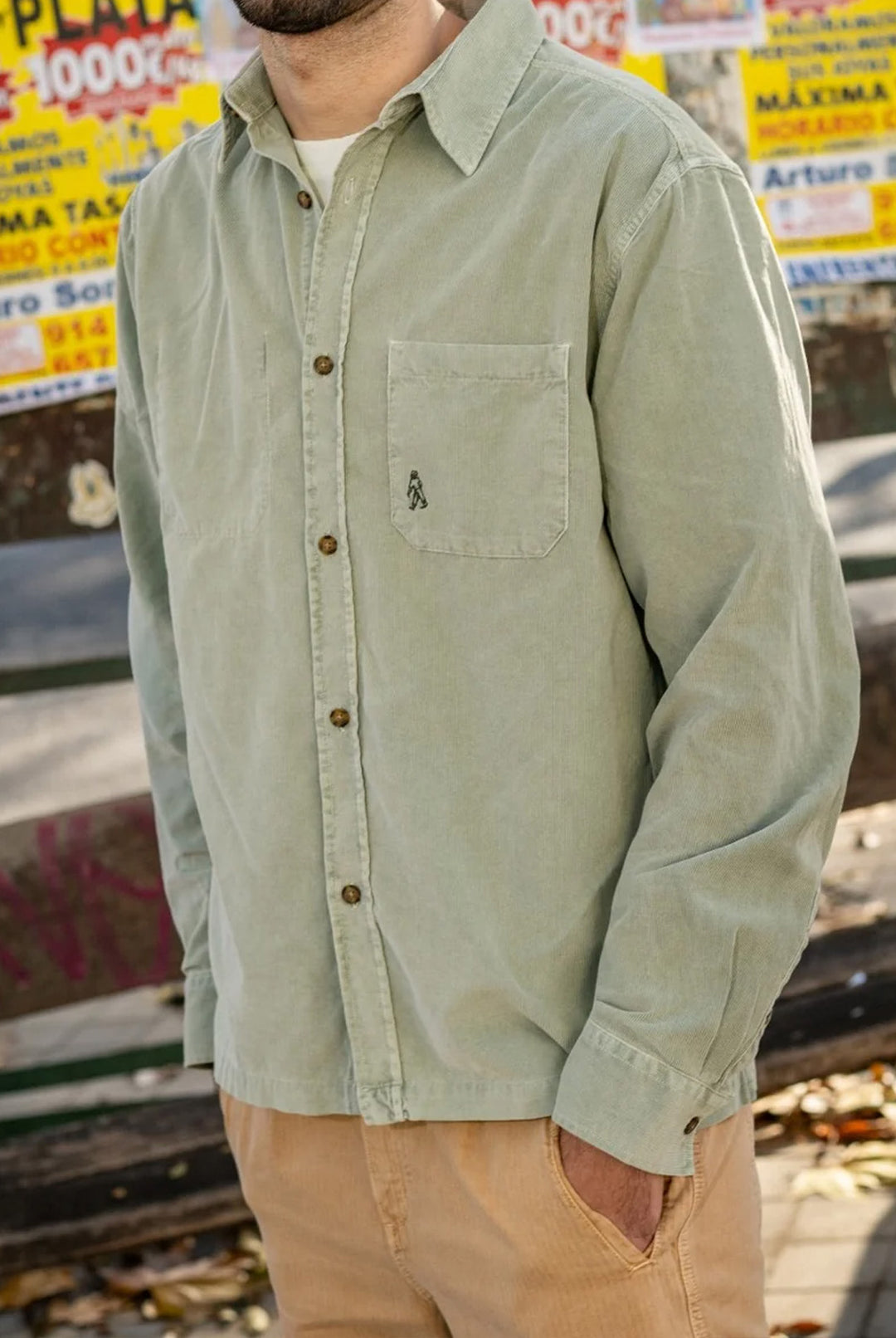 Ethan - Camisa Con Bolsillos Regular Style